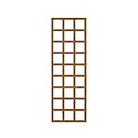 6ft Pine Trellis panel, Pack of 5 (W)61cm x (H)183cm