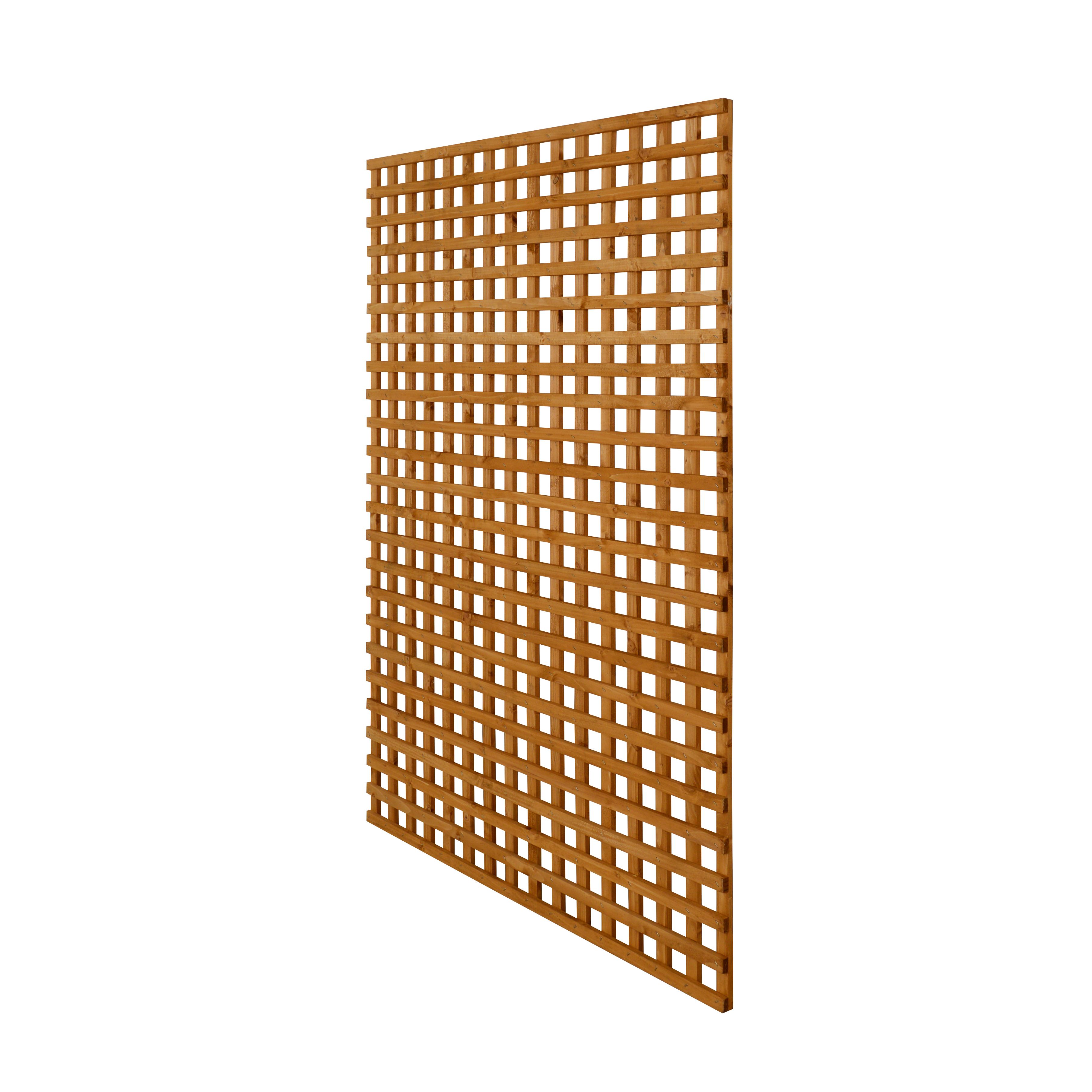 6ft Pine Trellis panel (W)122cm x (H)183cm - 3