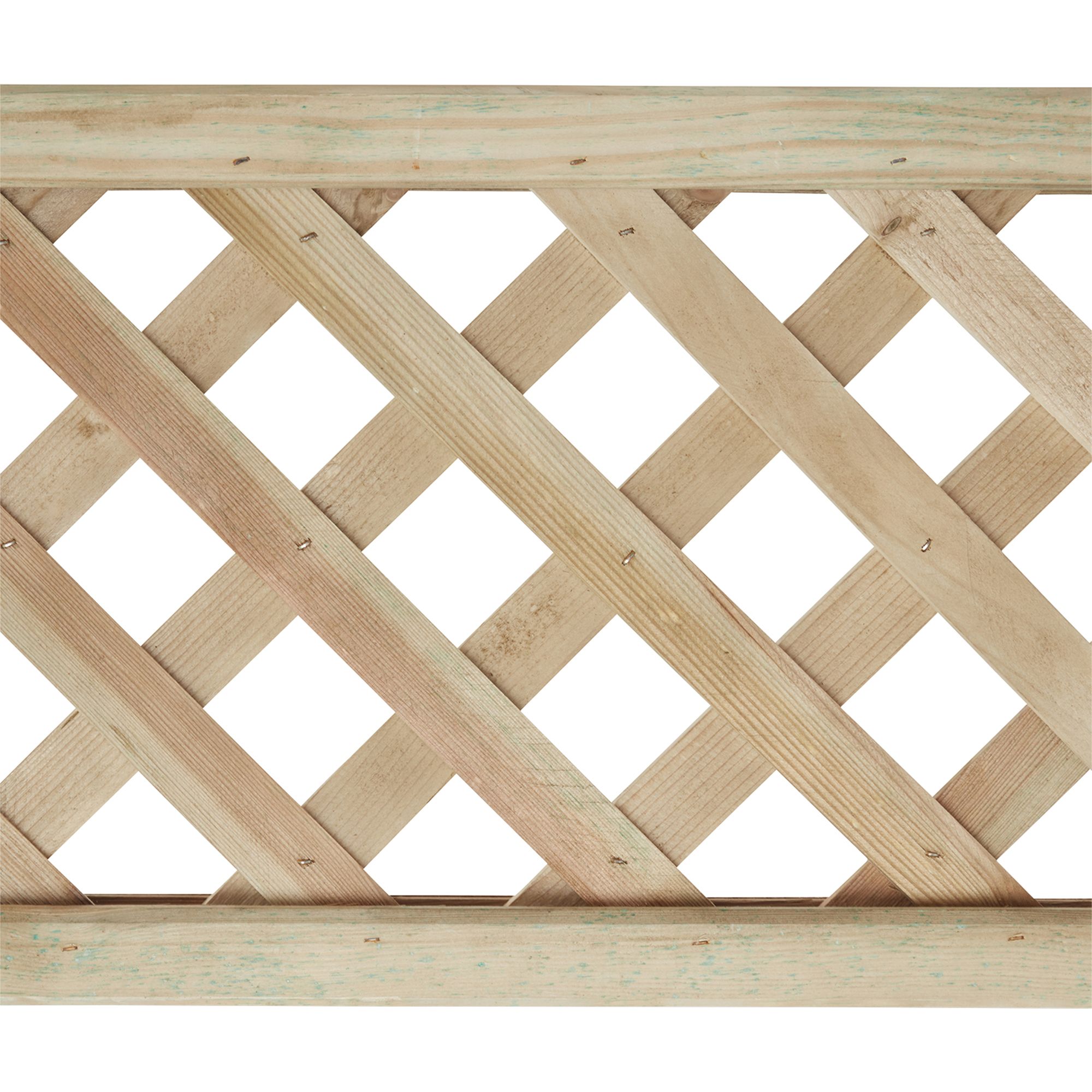 6ft Pine Trellis panel (W)30cm x (H)183cm - 3