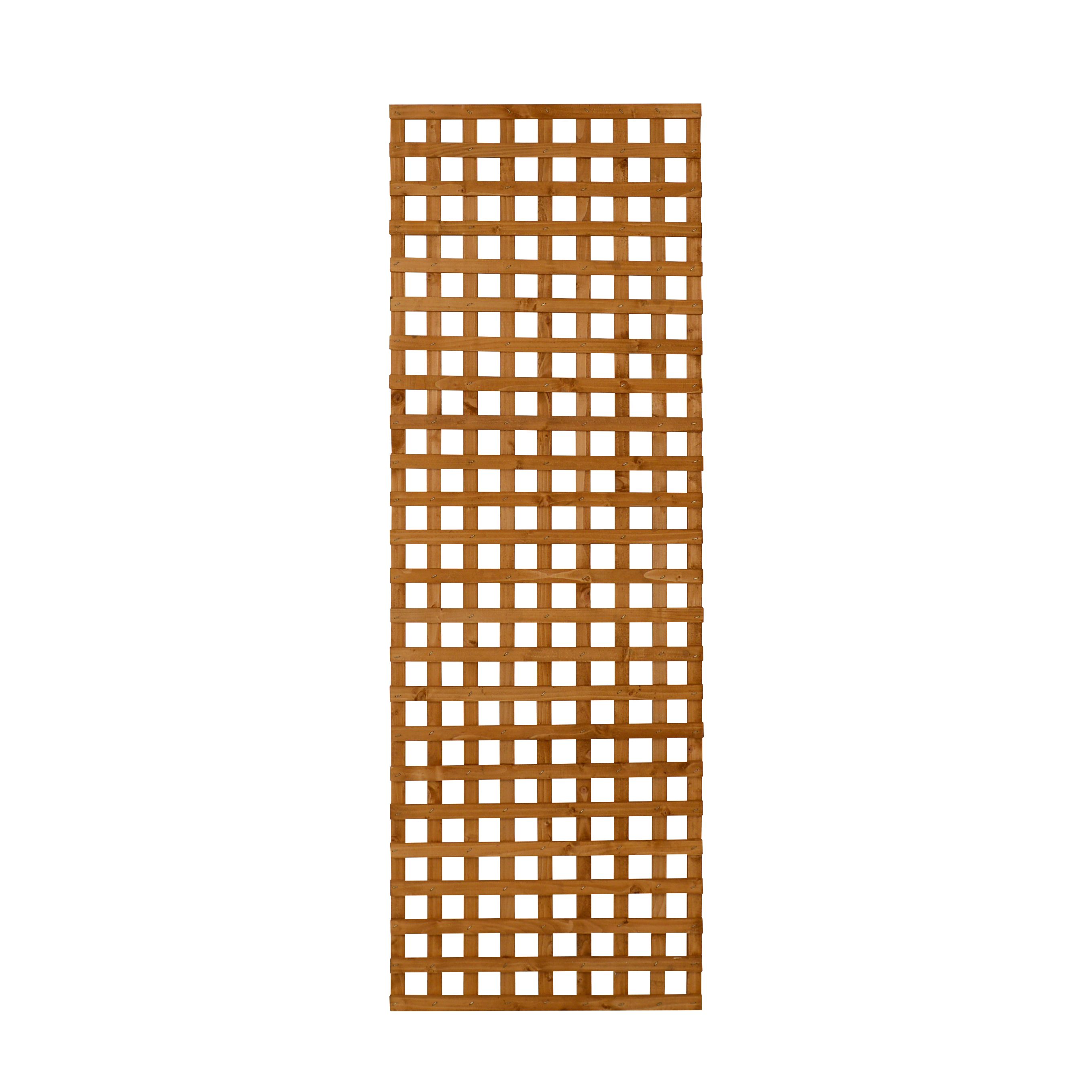 6ft Pine Trellis panel (W)63cm x (H)183cm