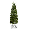 6ft Slim Holimont Warm white LED Pop Up Pre-lit Artificial Christmas tree