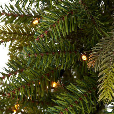6ft Slim Holimont Warm white LED Pop Up Pre-lit Artificial christmas tree - 5