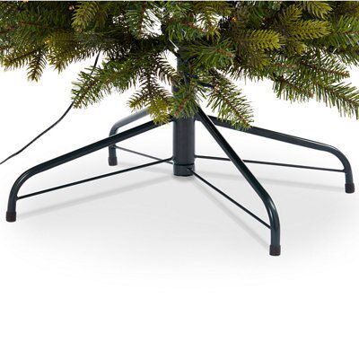 6ft Slim Holimont Warm white LED Pop Up Pre-lit Artificial christmas tree - 6