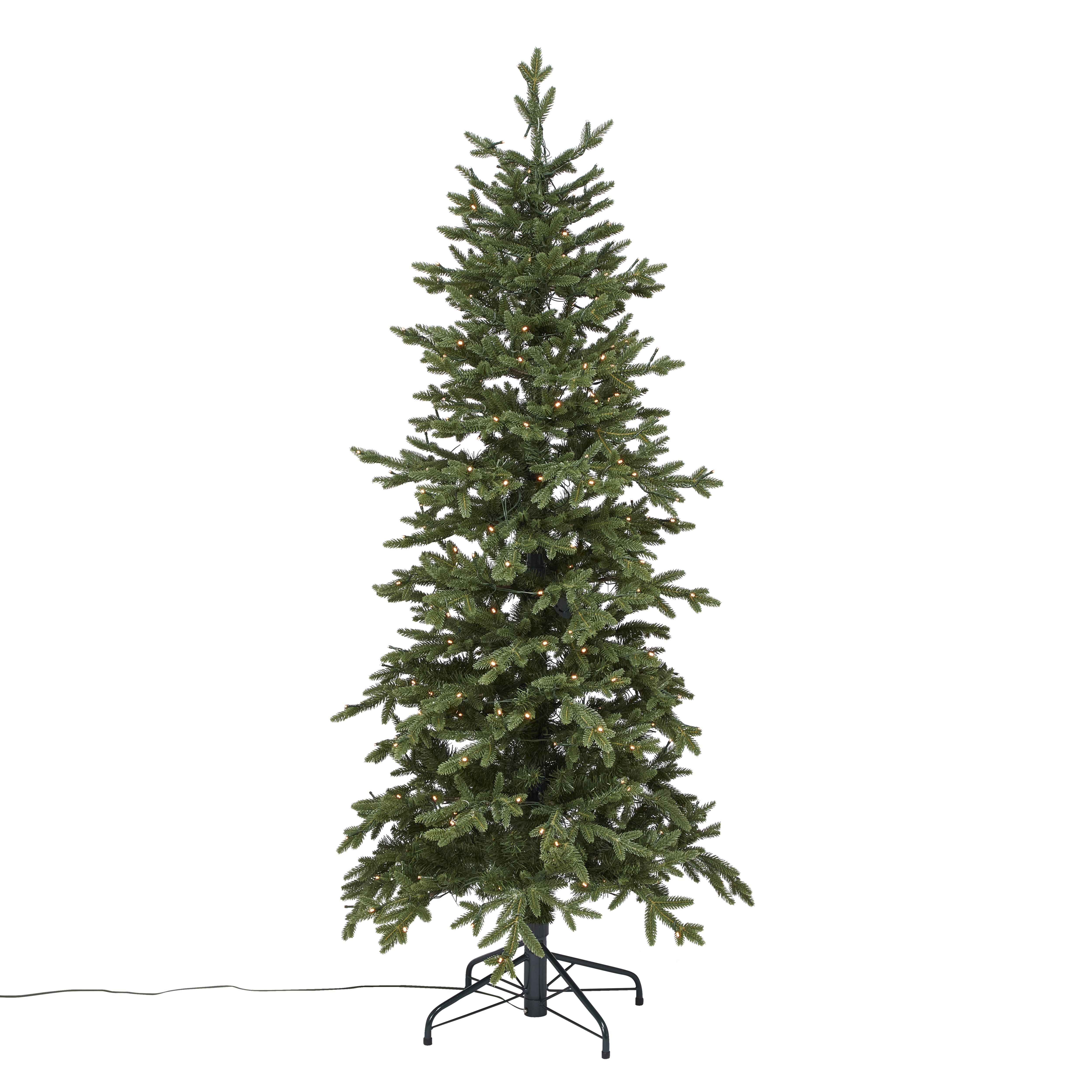 6ft Thetford Natural Looking Pre-lit Artificial Christmas Tree | DIY At B&Q