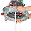 6ft Trevalli Ice white LED Silver pop up Pre-lit Artificial Christmas tree