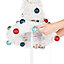 6ft Trevalli Ice white LED White pop up Pre-lit Artificial Christmas tree
