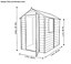6x4 ft Apex Wooden Shed & 1 window