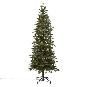 7.5ft Thetford Natural looking Pre-lit Artificial Christmas tree