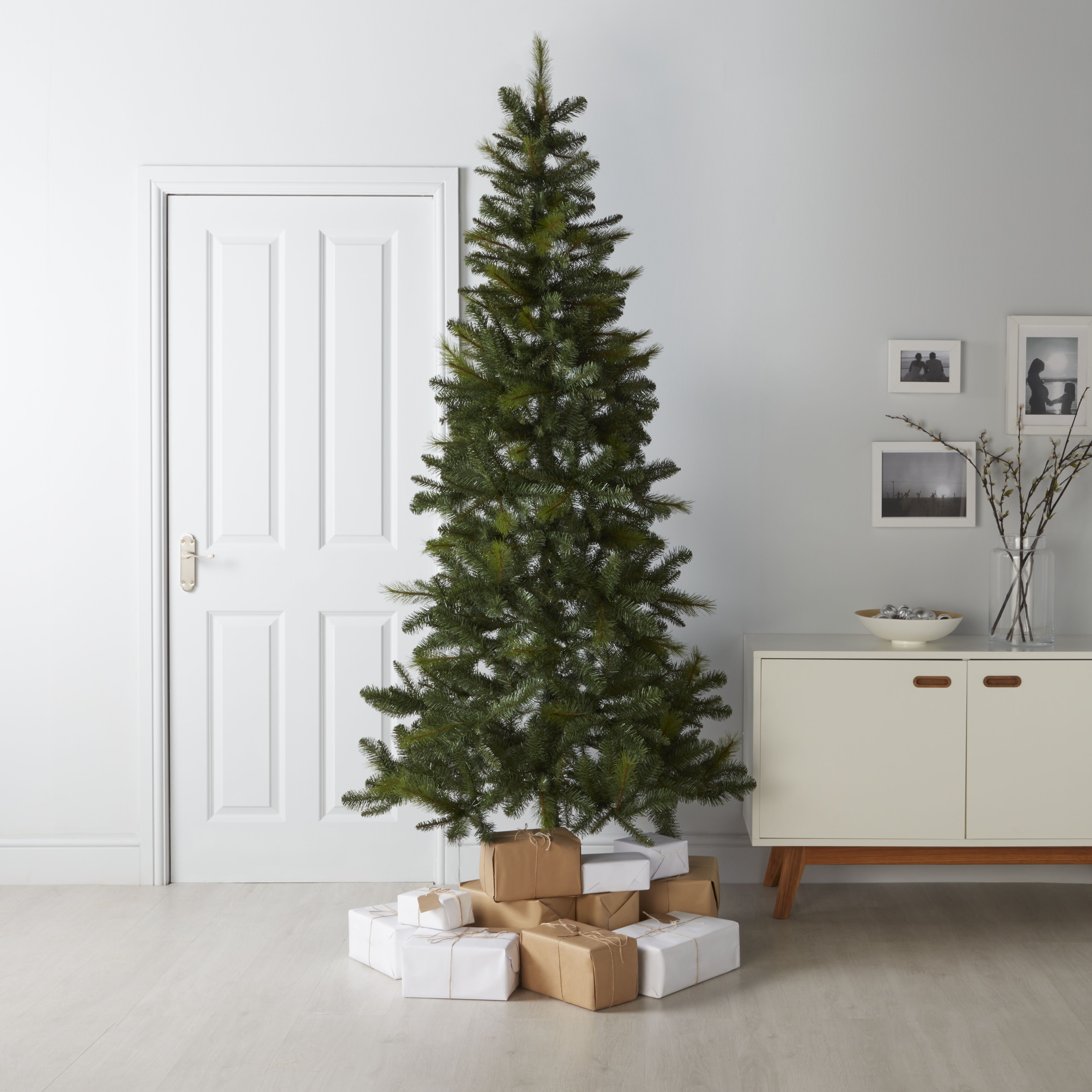 7.6ft Eiger Green Full Artificial Christmas Tree | DIY At B&Q