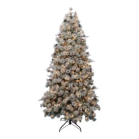 7.6ft Full Forrester Warm white LED Berries & Pine Cones Pre-lit Artificial christmas tree