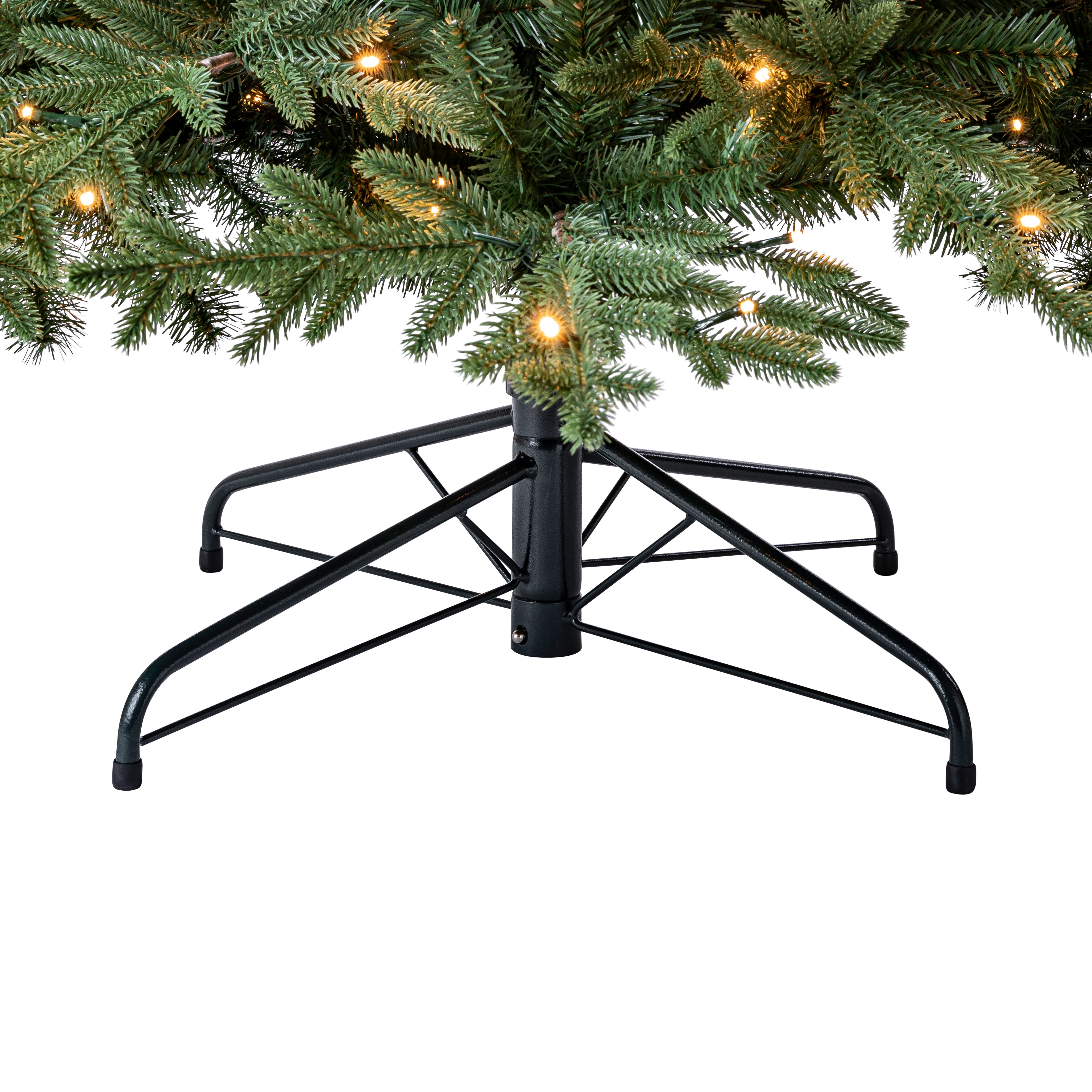 7.6ft Full Thetford Warm white LED Natural Pre-lit Artificial christmas tree