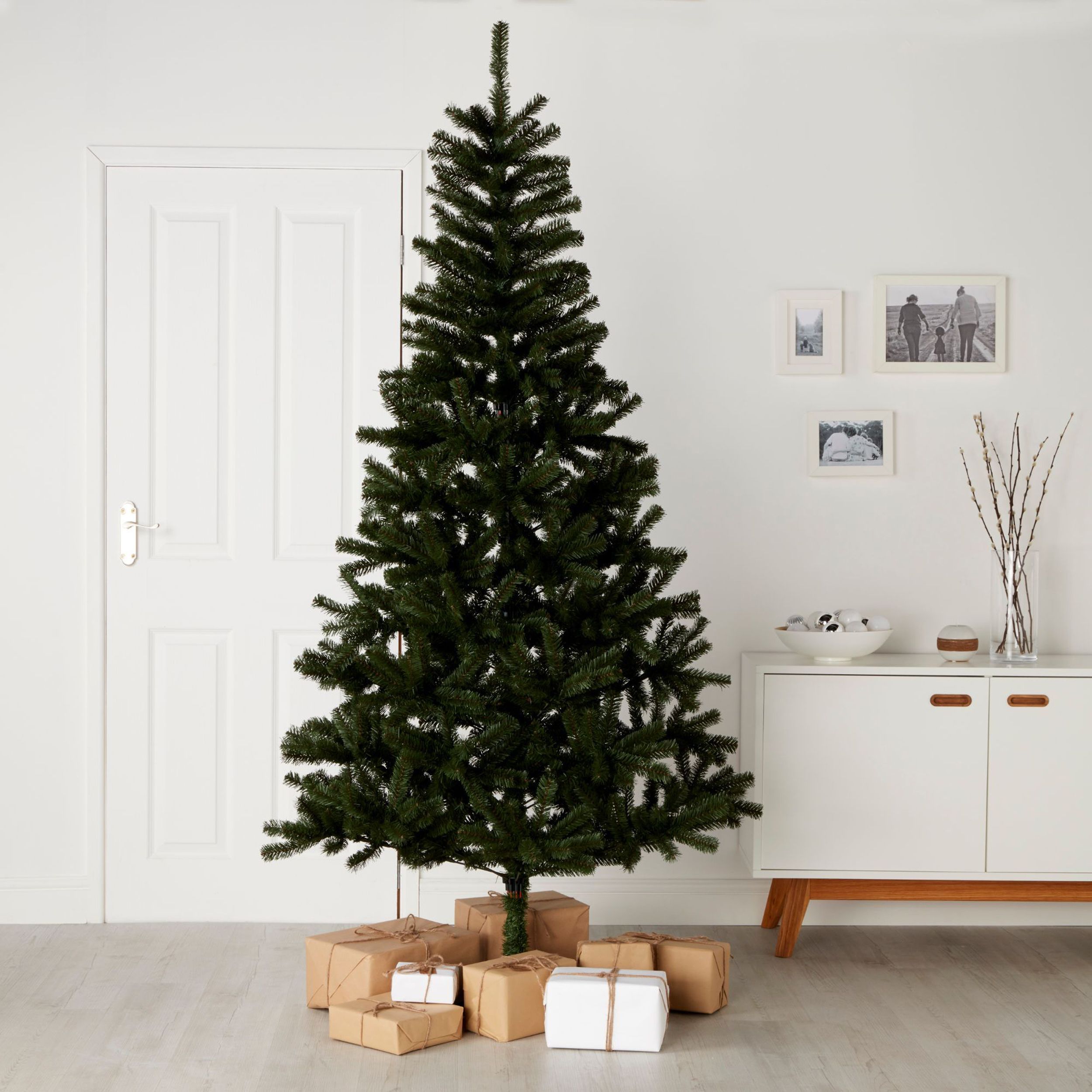 7.6ft Woodland Full Artificial Christmas tree DIY at B&Q