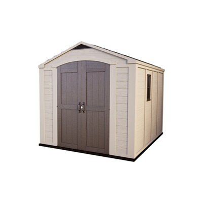 11x8 apex roof plastic shed diy at b&q