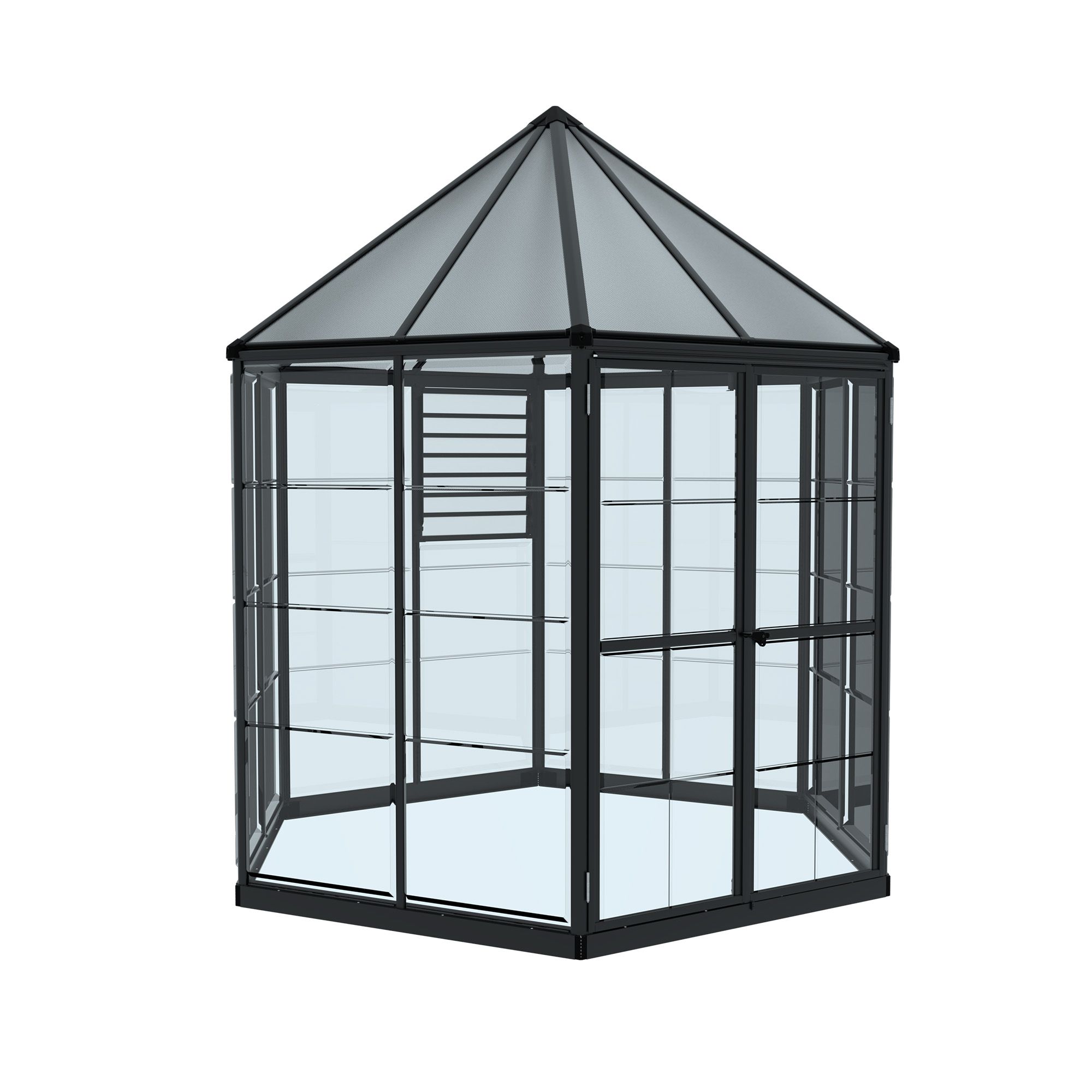 Palram - Canopia Oasis™ Hexagonal 8x6 Greenhouse