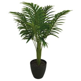 75cm Areca Palm tree Artificial plant in Black Pot