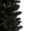 7ft Black pencil pine Black Wrapped Full Artificial Christmas tree