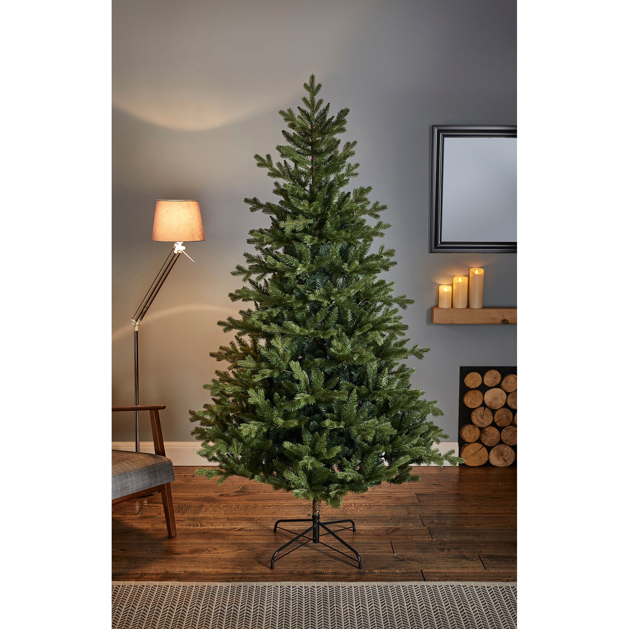 7ft Elsie Pine Artificial Christmas Tree Diy At B Q