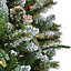 7ft Full New jersey Warm white LED Pre-lit Artificial Christmas tree