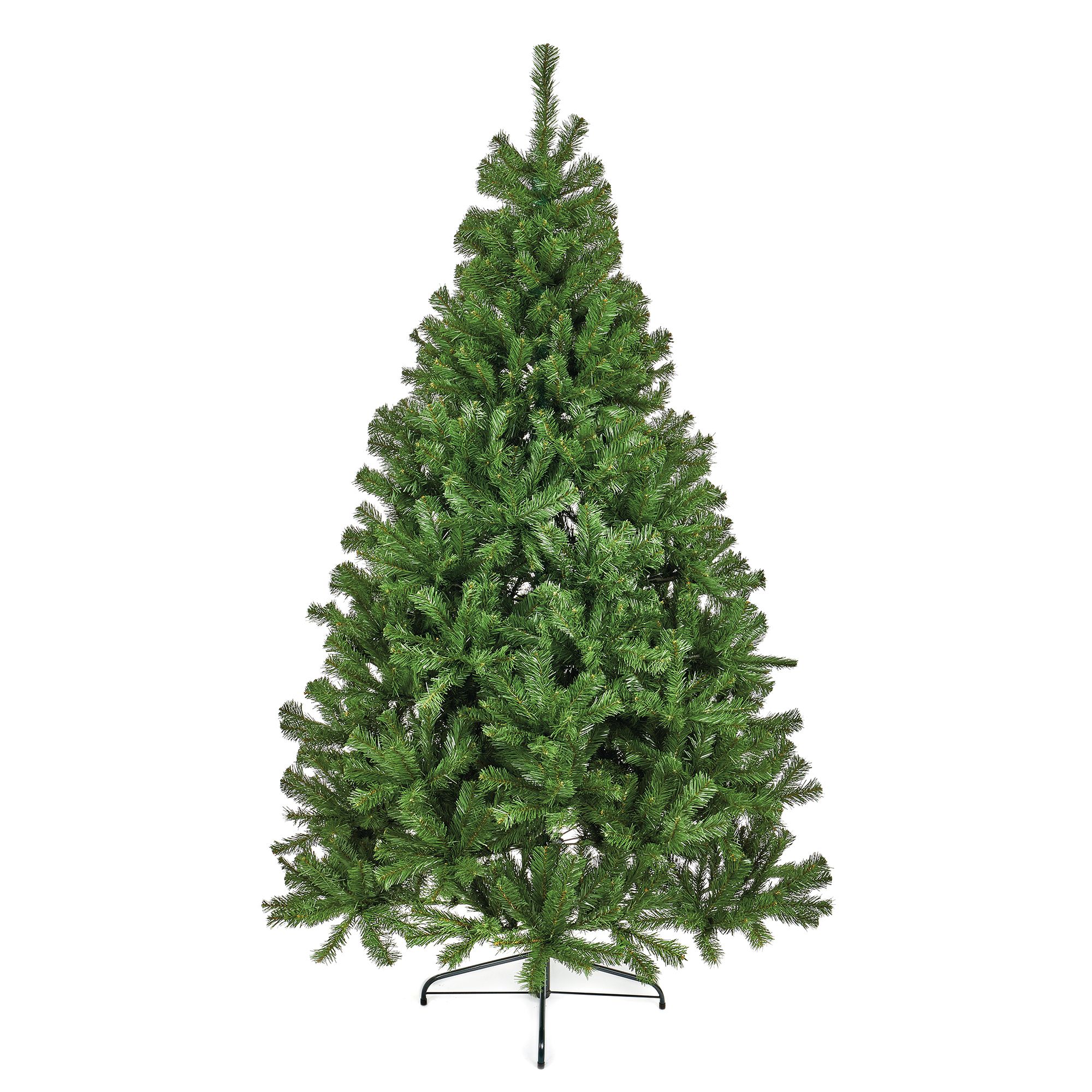 7ft Geneva pine Hinged Full Artificial Christmas tree DIY at B&Q