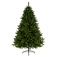 7ft King Pine Full Green Hinged Full Artificial Christmas tree