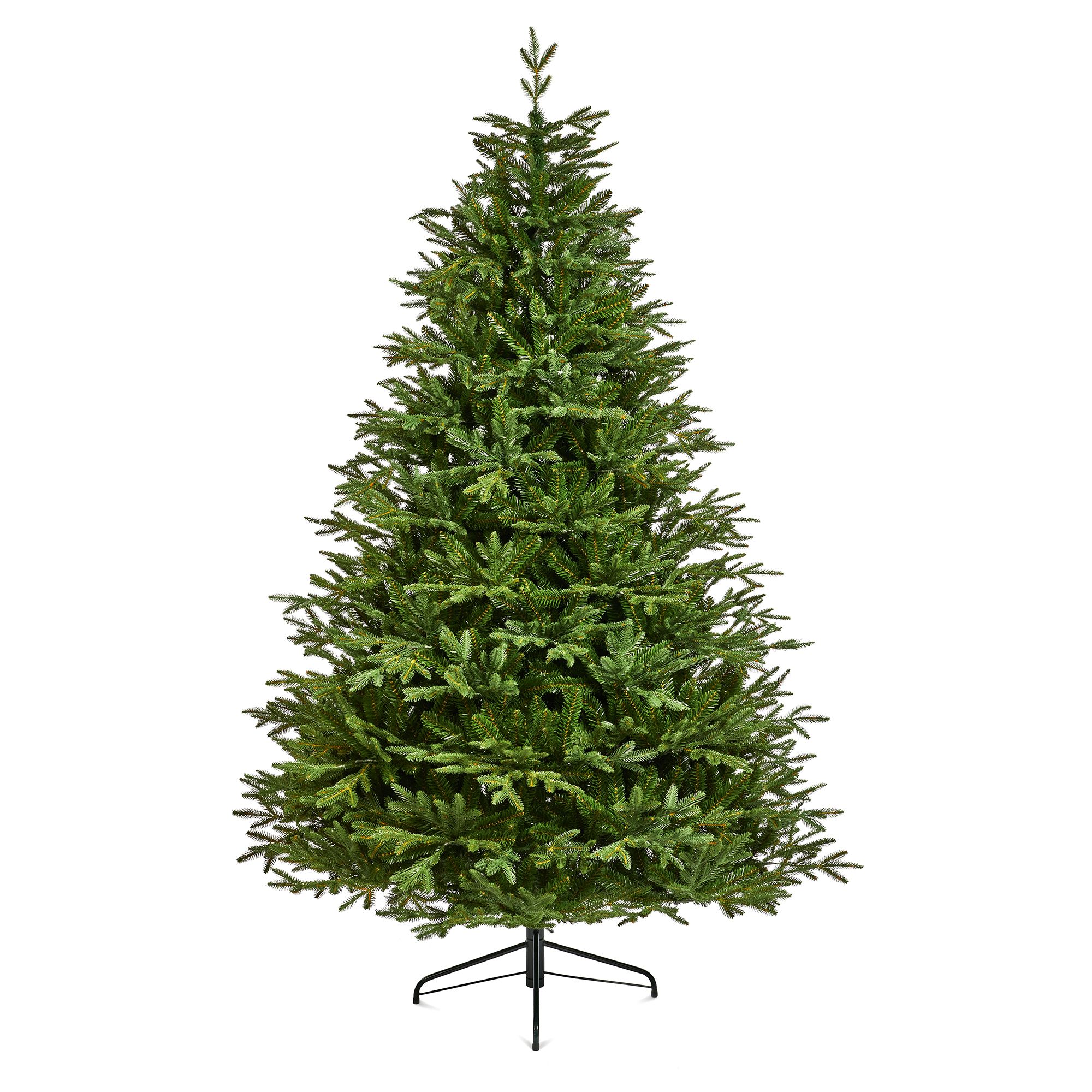 7ft Silverthorne pine Hinged Full Artificial Christmas tree DIY at B&Q