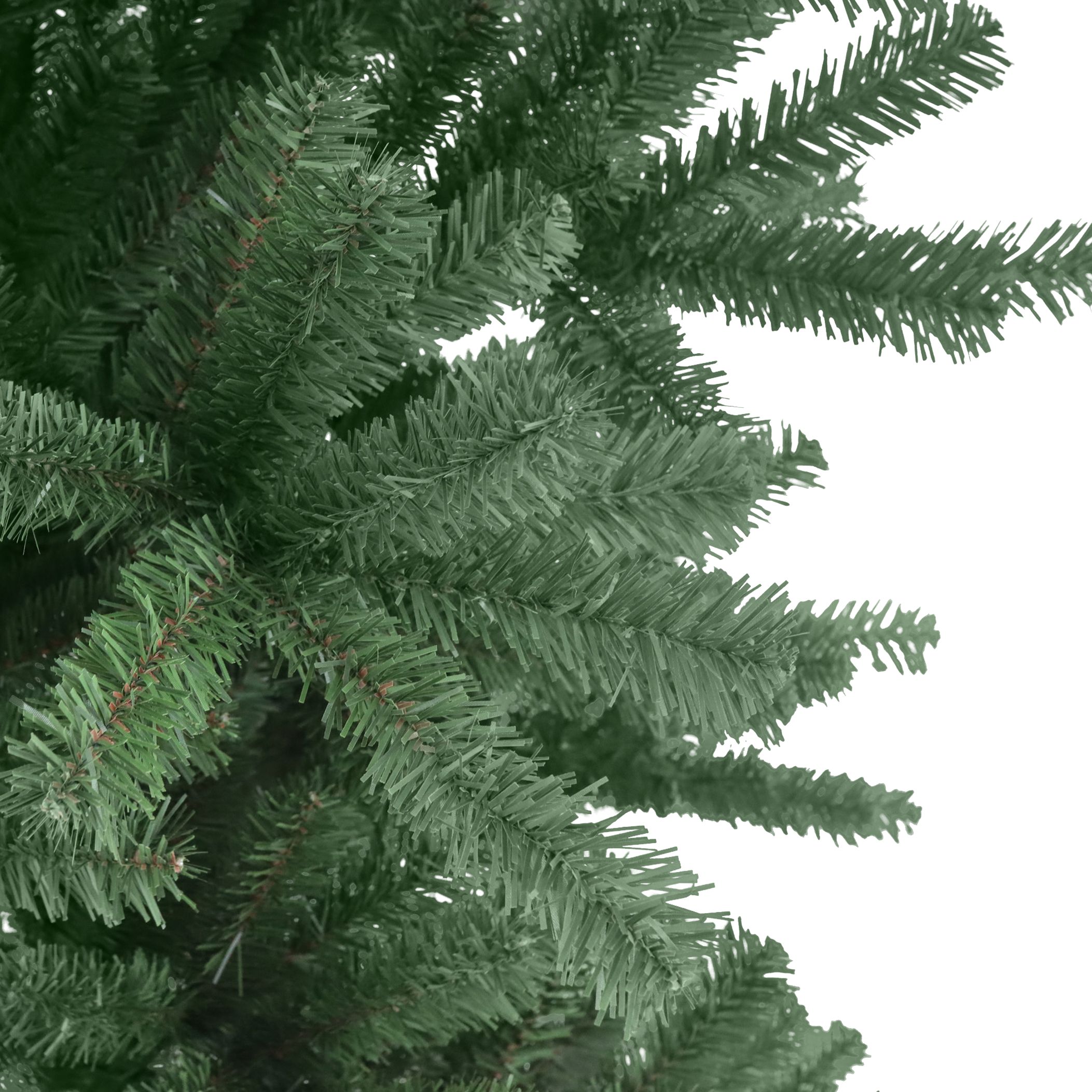 7ft Wintergreen Wrapped Full Artificial Christmas tree - Green