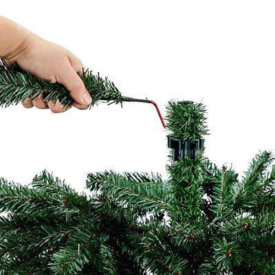 7ft Woodland Pine Green Hooked Full Artificial Christmas tree