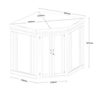 7X7 CORNER SUMMERHOUSE HD