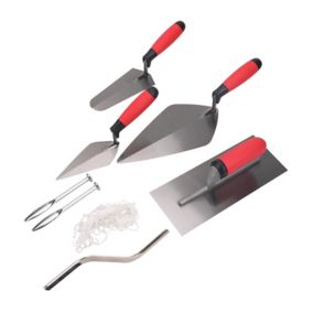 8 piece Carbon steel Brick trowel set