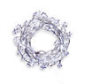 80 Ice white Star LED String lights Clear cable