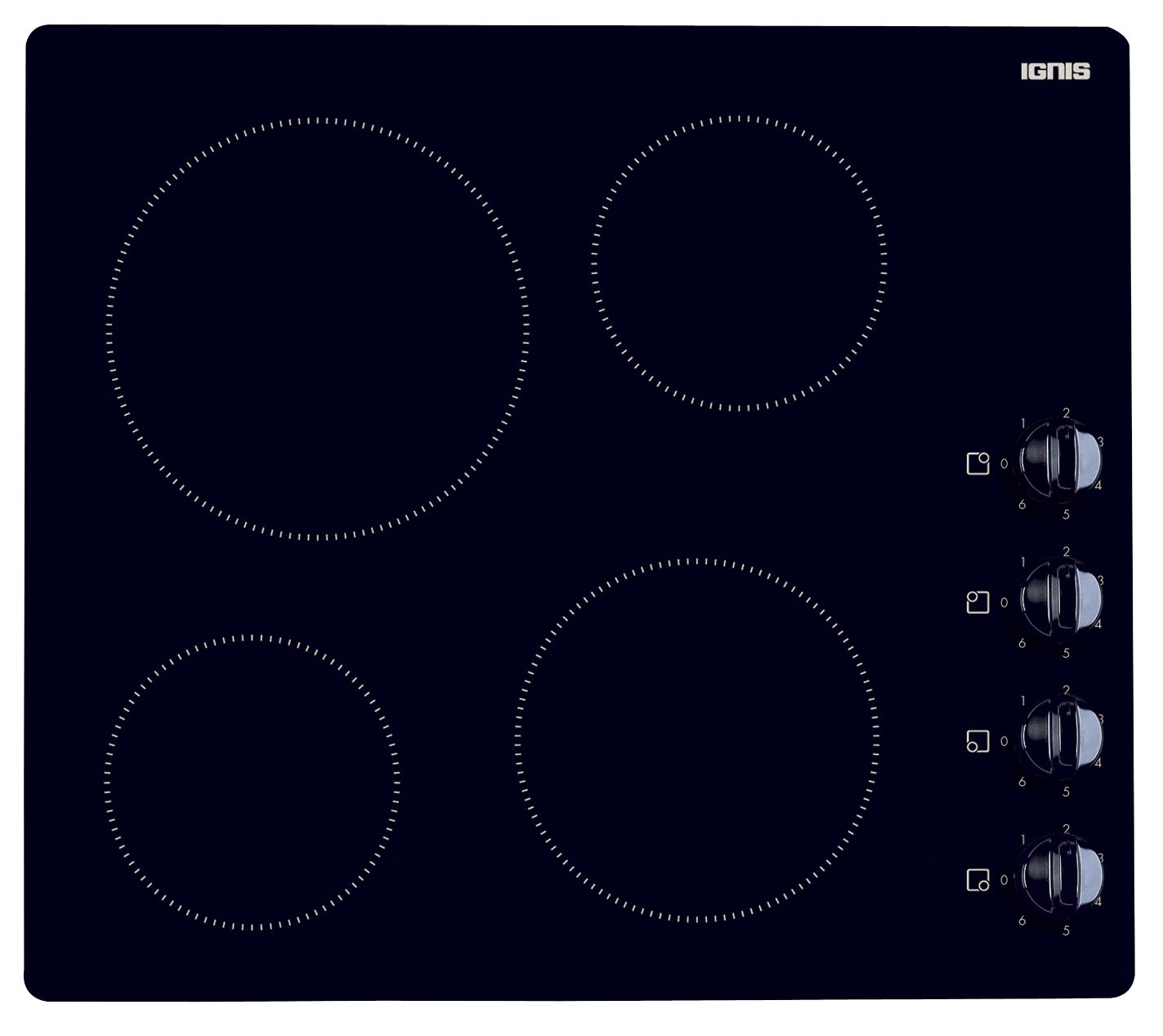 Ignis Built In Hob Akl359 Ne 02