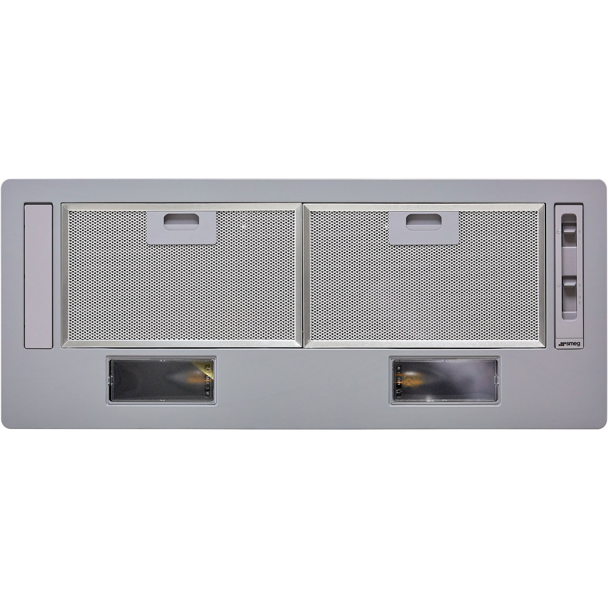 Smeg Ksg70E_Si Metal Canopy Cooker Hood (W)73.4Cm - Silver