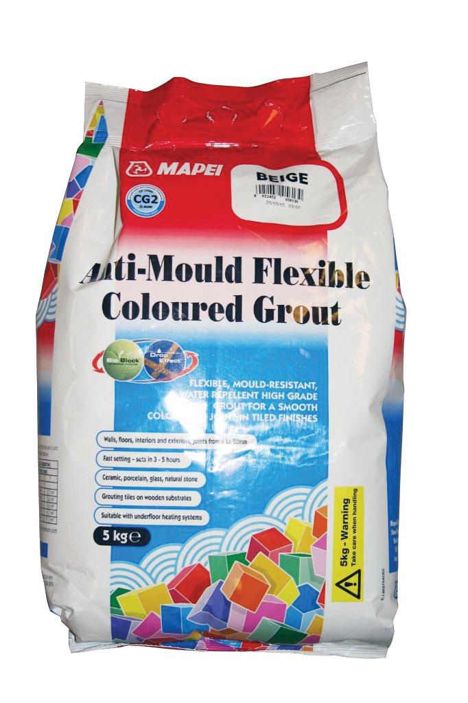 Mapei Grey Anti-mould Grout, 5kg