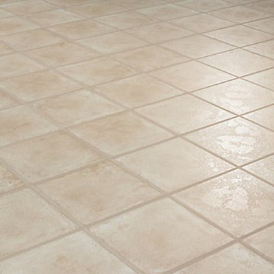 Tileloc Antiqe Cream Tile Effect, How To Lay Laminate Flooring Tile Effect