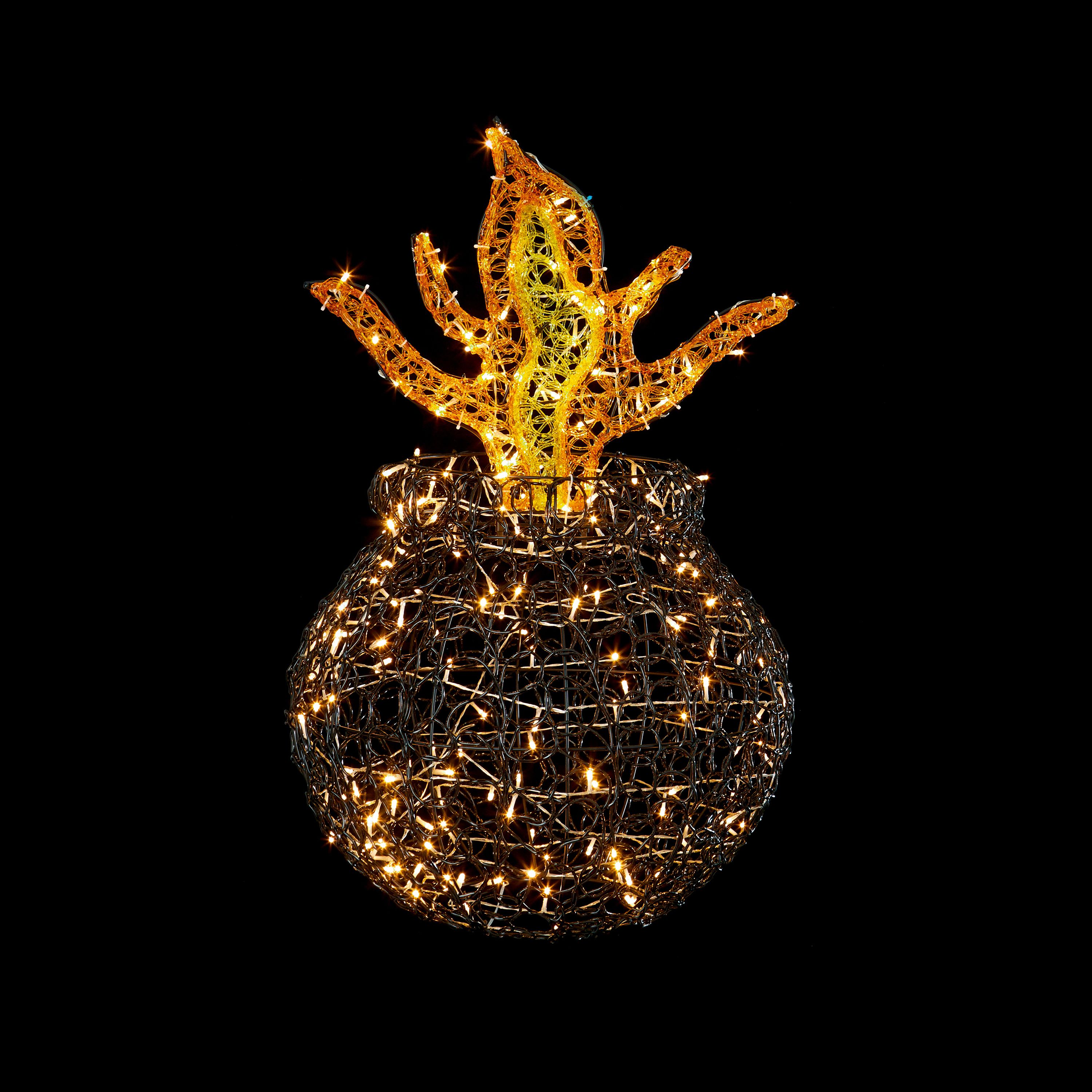 870mm Warm white LED Cauldron