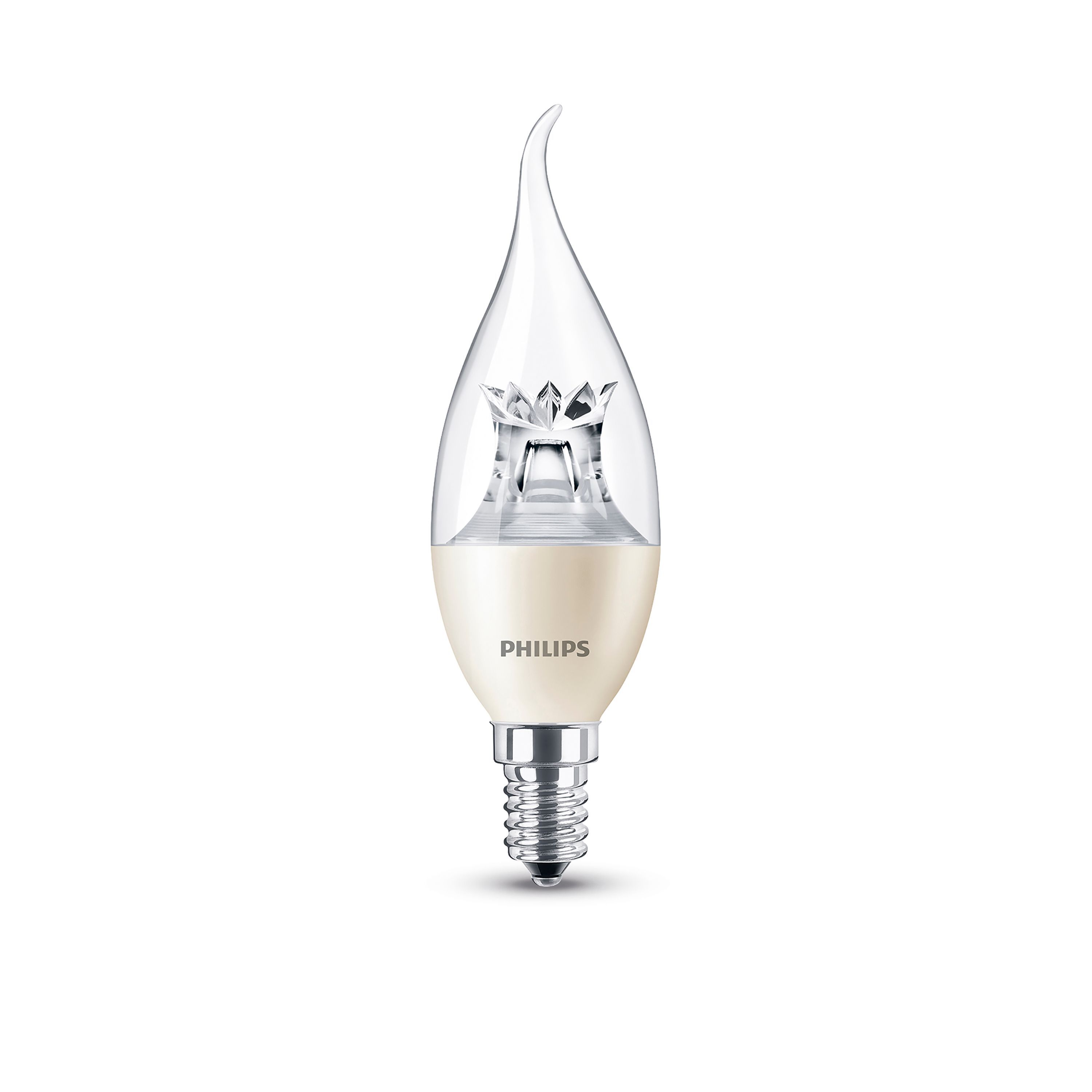 Philips E14 250Lm Led Dimmable Candle Bent Tip Light Bulb