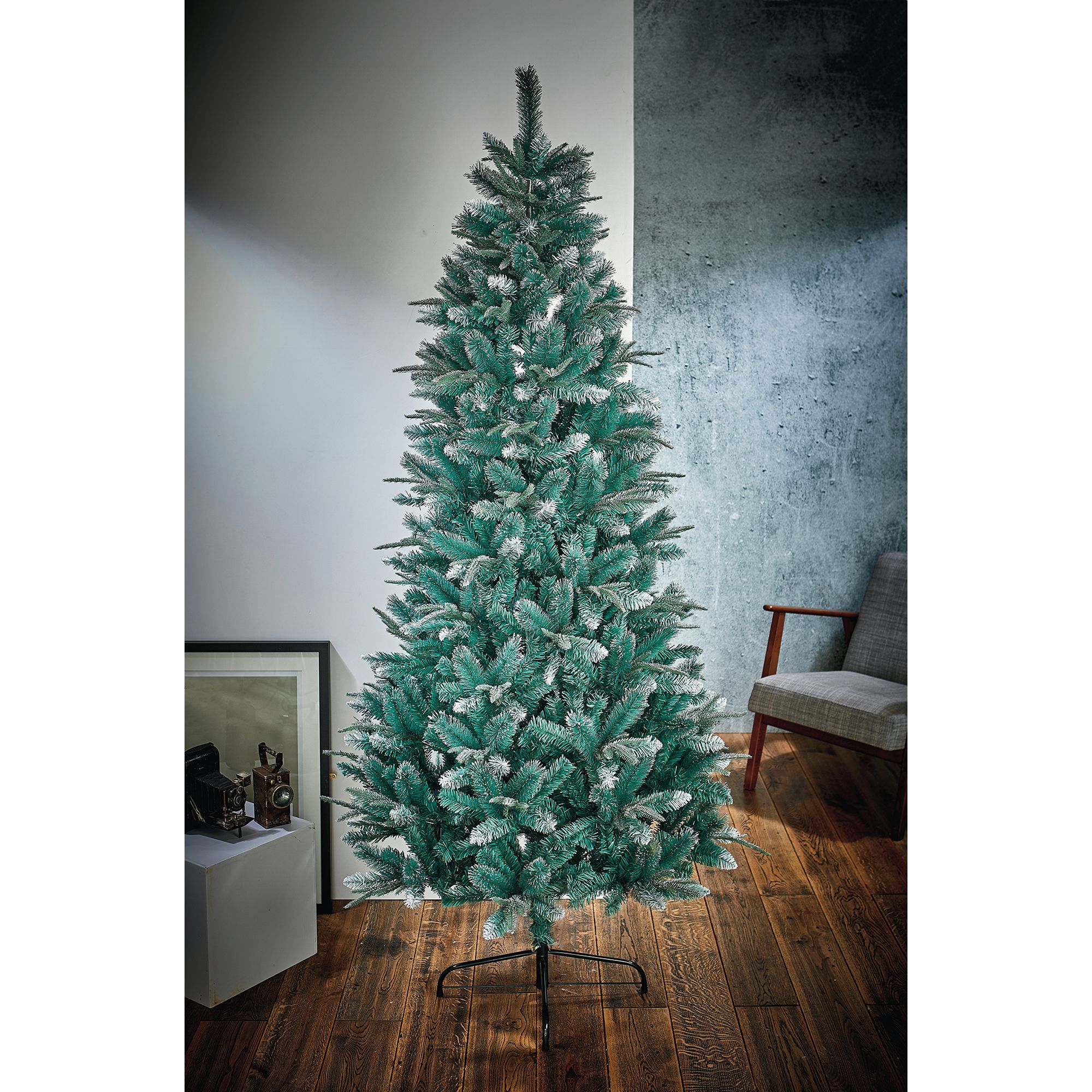 8ft Bluemount Fir Artificial Christmas Tree | DIY At B&Q