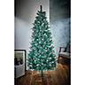 8ft Bluemount Fir Green Hinged Full Artificial Christmas tree