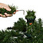 8ft Eiger Natural looking Green Hooked Full Artificial Christmas tree