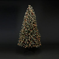 8ft Fairview Berry & pine cone design Artificial Christmas tree