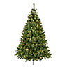 8ft Full Ridgemere Warm white LED Pre-lit Artificial Christmas tree