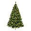 8ft Full Ridgemere Warm white LED Pre-lit Artificial Christmas tree