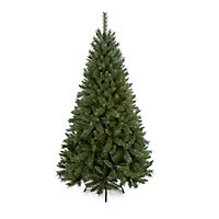 8ft Majestic Pine Green Hinged Full Artificial Christmas tree