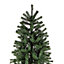 8ft Mountain spruce Green Hinged Full Artificial Christmas tree