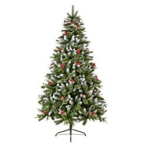 8ft New Jersey Spruce Hinged Full Artificial Christmas tree