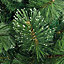 8ft Ridgemere Slim pine Green Hinged Full Artificial Christmas tree