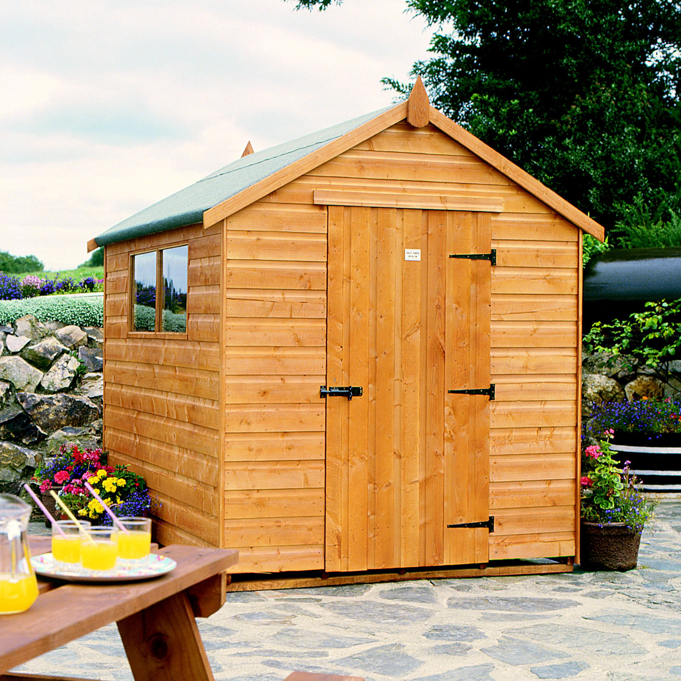 8x6 Apex Roof Tongue & Groove Shed With Assembly Service | DIY At B&Q