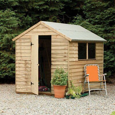 8X6 OVERLAP SHED WITH ASSEMBLY H
