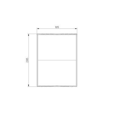 8X6 OVERLAP SHED WITH ASSEMBLY H