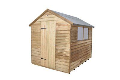 8X6 OVERLAP SHED WITH ASSEMBLY H